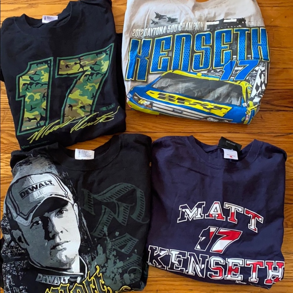 SOLD:Matt Kenseth t-shirt bundle